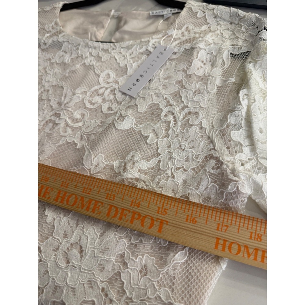Baltic‎ Born Aasha Lace Midi Dress Size Large Boho Lace off white - Picture 4 of 11